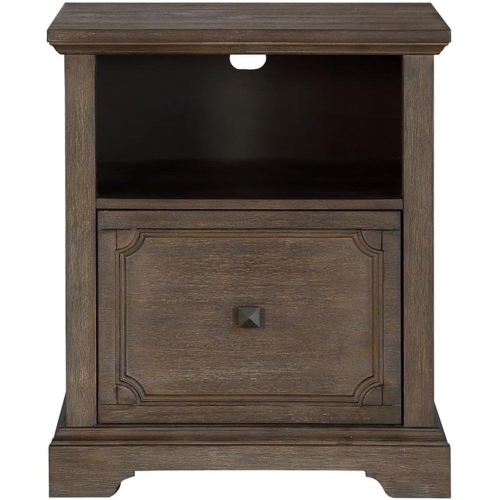 File Cabinet Lateral - Антикварный серый боковой шкаф для документов