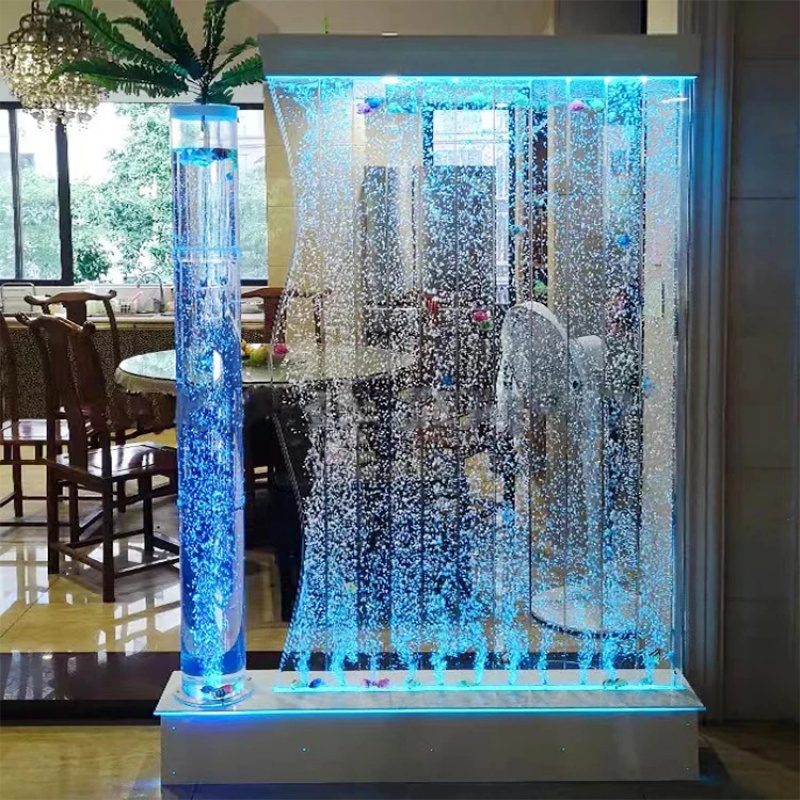 Partition Screen Divider - Современная светодиодная акриловая перегородка-экран с пузырьками,