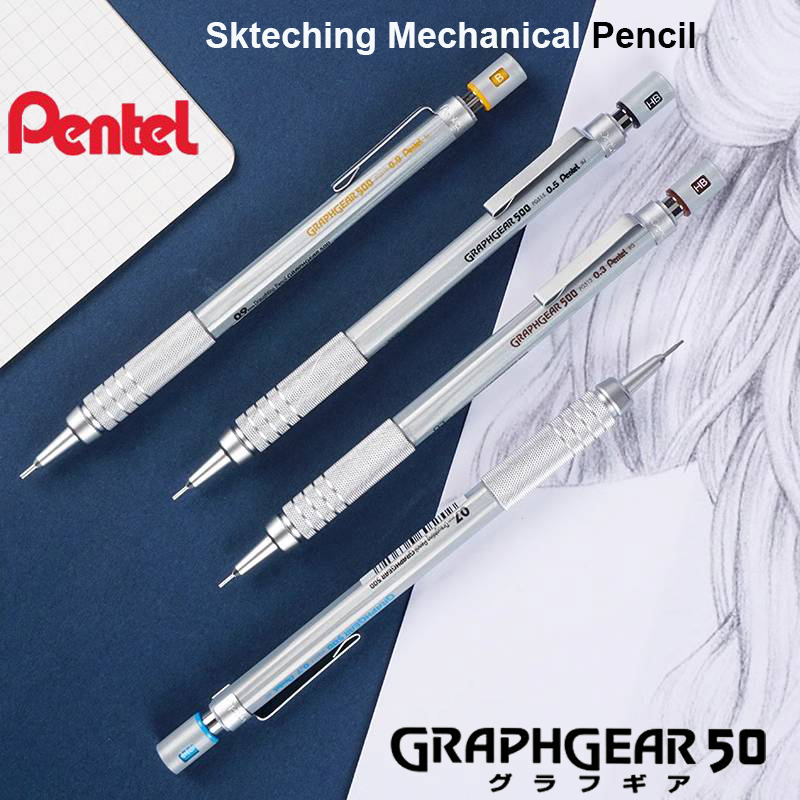 Pentel Pen Graphgear - Механический карандаш Pentel GraphGear 500, небьющиеся