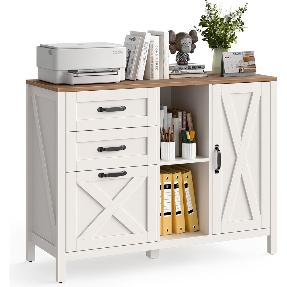 Белый боковой шкаф для докумен – обзор и цена File Cabinet Lateral