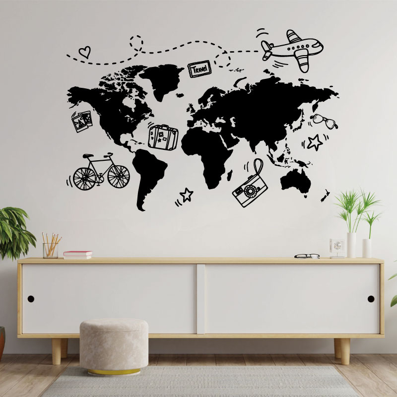 Дорожная карта мира, настенная – обзор и цена Office Furniture To Go