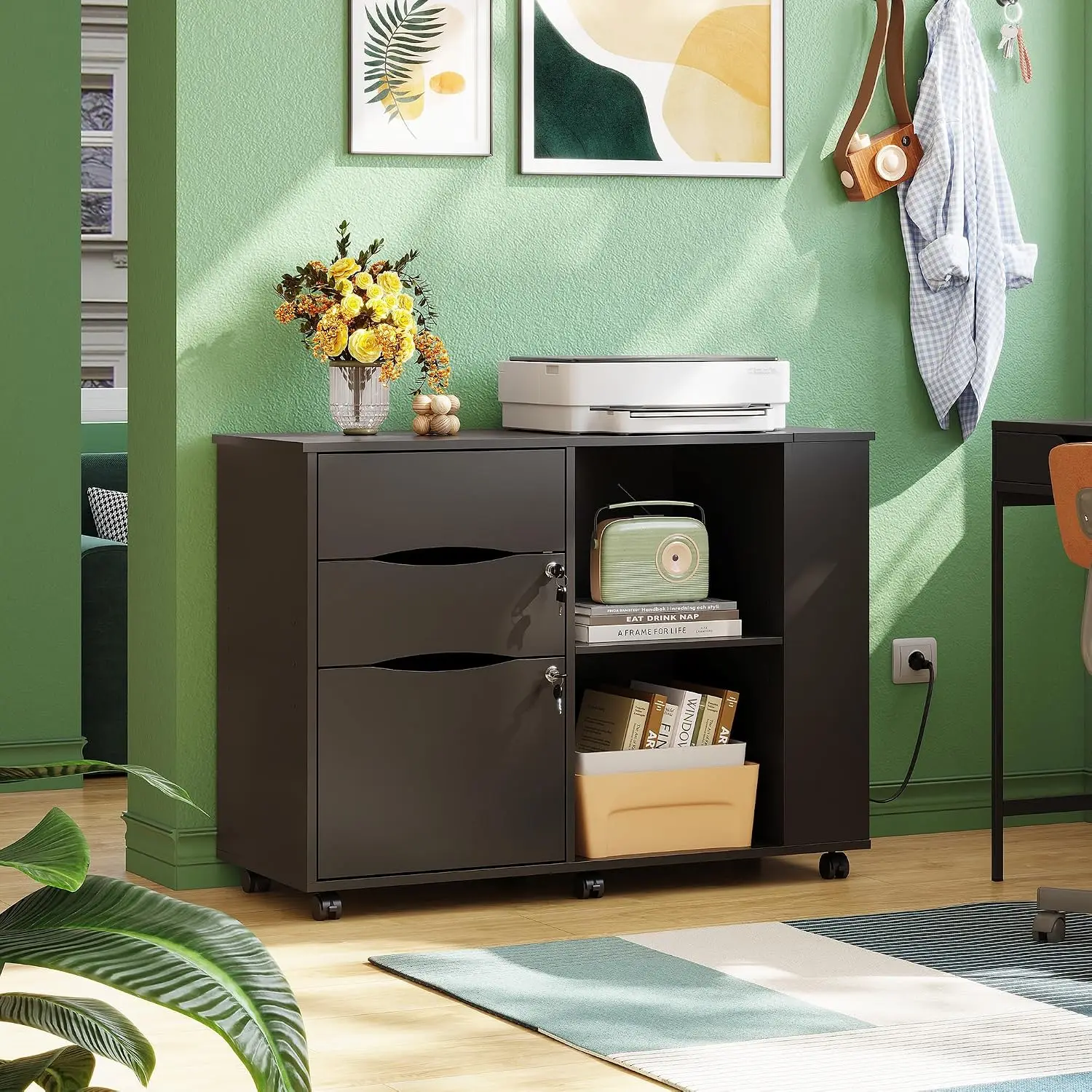 Шкаф для документов с замком,  – обзор и цена File Cabinet Lateral